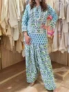 Pure Cotton Kurta and Salwar (VTR-Green)