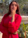 woman Kurta With Dupatta and Bottomwear ready to wear (Red)