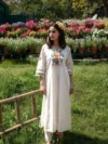 TRADITIONAL KALIDAR KURTA WITH HAND WORK