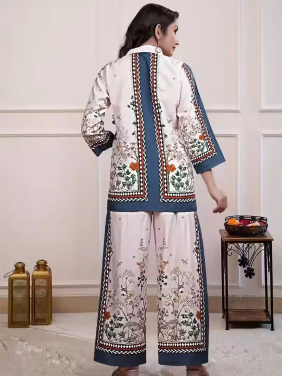 RANGVYAA FASHION Women S Printed Top & Bottom Set | Casual Co-Ord Set | Daily Wear Outfit - Image 2
