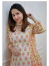 Women's Cotton kurta with pant and dupatta